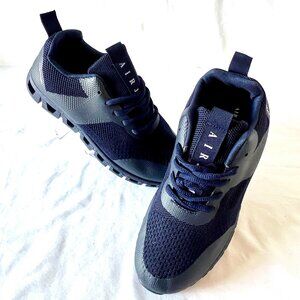 Air Jump 500 Lightweight Breathable Navy Blue Cushioned Sneakers, Size 9, New!